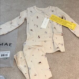 Quincy Mae bamboo pajamas at winter Wonderland 12–18M NWT